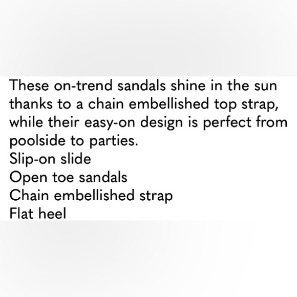 White Slide Sandals - Picture 3 of 3